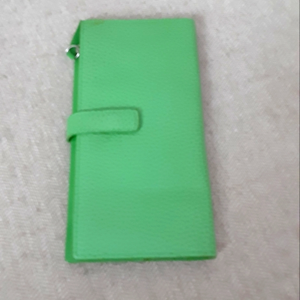 Lodis Los Angeles Green Leather Women's Wallet